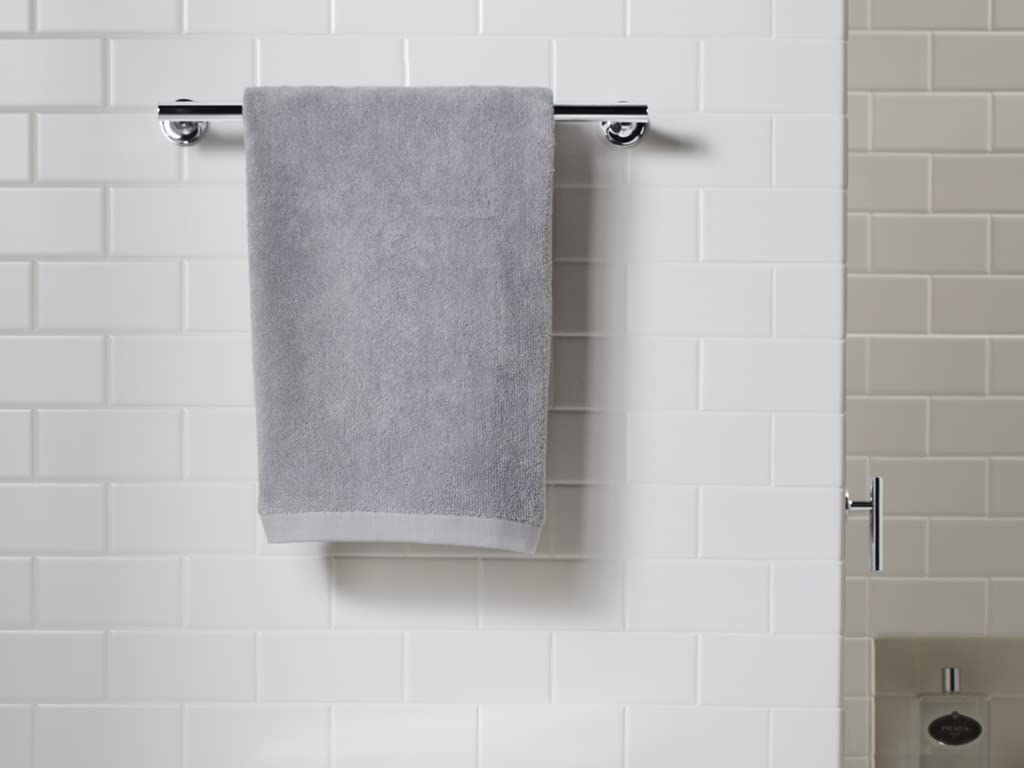 Kohler 14435-2Mb Purist 18'' Towel Bar For Bathroom Wall, Wall-Mount Towel Rack, Bathroom Towel Holder, Vibrant Brushed Moderne